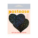 Pastease Love: Black Glitter Hearts Pasties