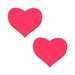 Pastease Love: Glow-in-the-Dark Neon Pink Heart Pasties Nipple Covers