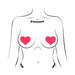 Pastease Love: Glow-in-the-Dark Neon Pink Heart Pasties Nipple Covers