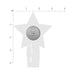 Pastease Star: Tassel Pasties: Silver Glitter Star with Fringe Pasties