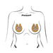 Pastease Giddy Up Sparkling Horseshoe Golden Nipple Covers