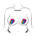 Pastease Taste the Rainbow Sparkling Tongue Out Breast Covers