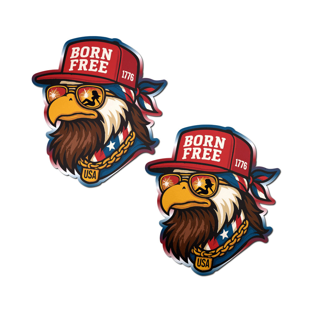 Pastease Patriotic Born Free Red White & Blue American Glory Eagle Nip ...