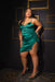 Coquette Holiday Dress Green 3XL/4XL