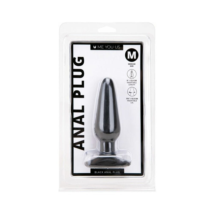 Me You Us Black Medium Anal Plug