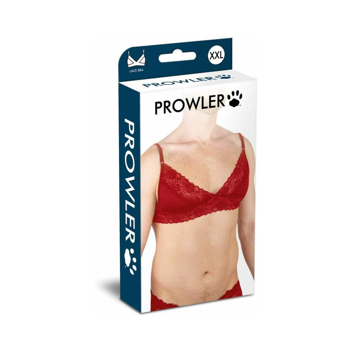 Prowler Lace Bra Red 2XL
