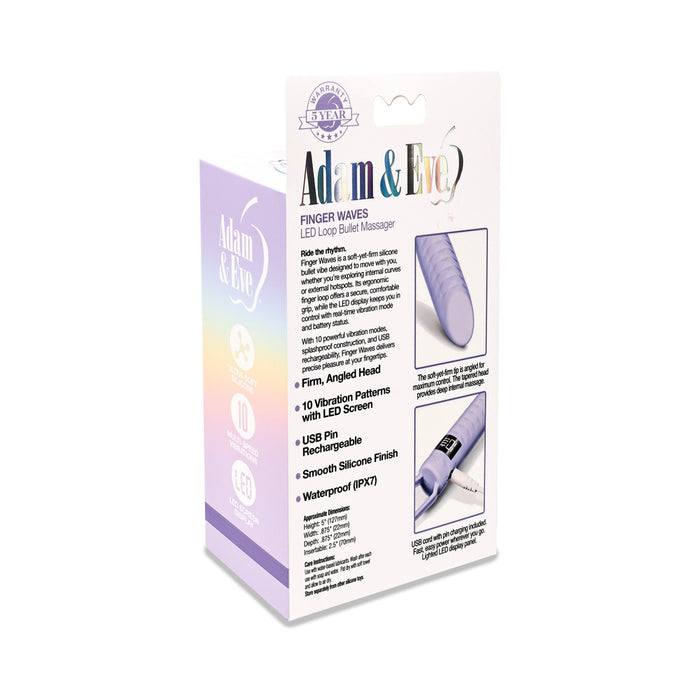 Adam & Eve Finger Waves LED Bullet Vibe