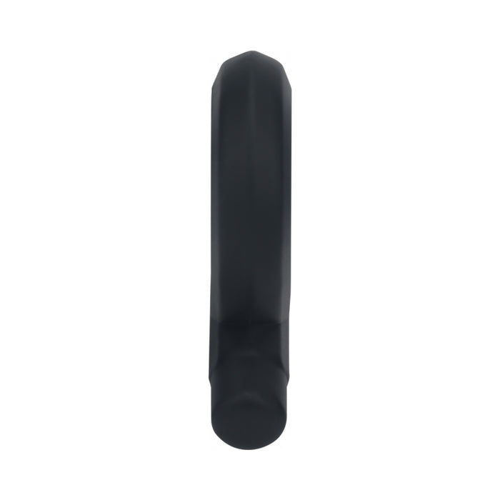 LEVELZ Pencil Liquid Silicone Cock Ring Black