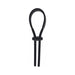 LEVELZ Wide Adjustable Silicone Lasso Cock Ring 5mm Black