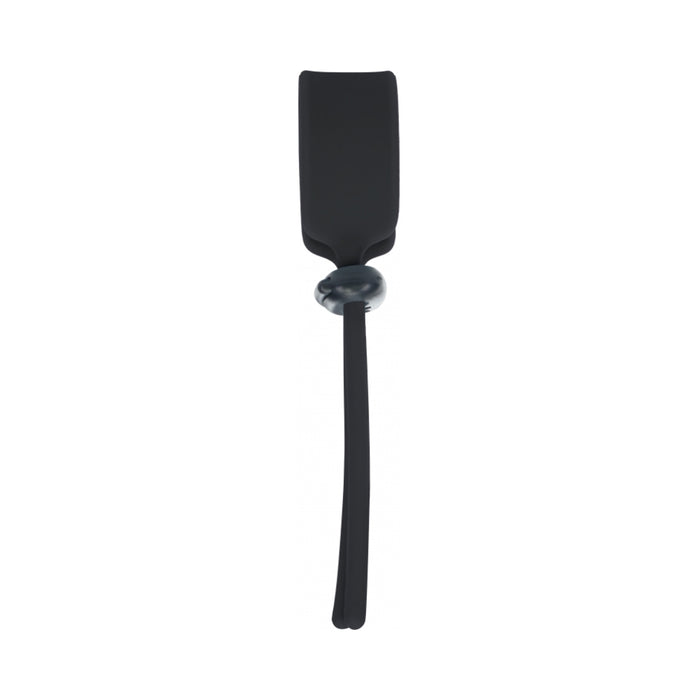LEVELZ Wide Adjustable Silicone Lasso Cock Ring 5mm Black