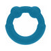 LEVELZ Metal & Silicone Cock Ring Teal