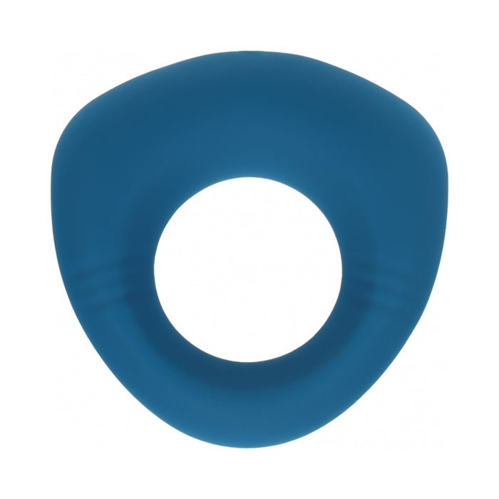 LEVELZ Sealed Liquid Silicone Vibrating Cock Ring Teal