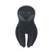 LEVELZ Digital Vibrating Silicone Penis Head Stimulator with Tentacles Black