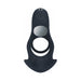 LEVELZ Triple Motor Vibrating Silicone Cock Ring Black