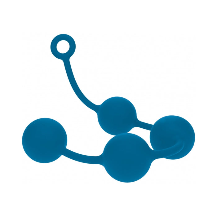 LEVELZ Round Silicone Anal Balls XXLarge 60 mm Teal