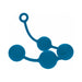 LEVELZ Round Silicone Anal Balls XXLarge 60 mm Teal