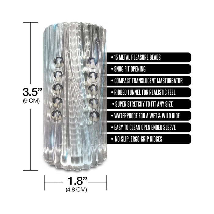 MSTR B8 Clear-View Beaded Stroker Balls to the Wall