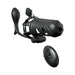 Fantasy C-Ringz Remote-Controlled Vibrating Cock Blocker with Ass-Gasm Plug Black