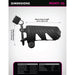 Fantasy C-Ringz Remote-Controlled Vibrating Cock Blocker Black