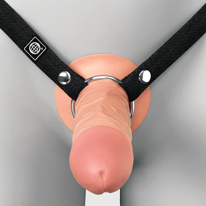 Fantasy X-Tensions Elite Silicone Hollow Strap-On Dual Density 5 in. Light