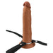 Fantasy X-Tensions Elite Silicone Hollow Strap-On Dual Density 9in Brown