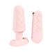 Loveline Velvet Rechargeable Silicone Remote Control Vibrating Plug Pink