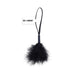 Sportsheets Sex & Mischief Peaches 'n CreaMe Wrist Feather Tickler Black