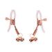 Sportsheets Sex & Mischief Peaches 'n CreaMe Bell Nipple Clamps