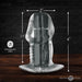 Master Series Dicked Clear Hollow Anal Plug Medium