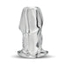 Master Series Dicked Clear Hollow Anal Plug Small