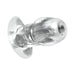 Master Series Dicked Clear Hollow Anal Plug Small
