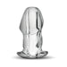Master Series Dicked Clear Hollow Anal Plug XLarge