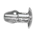 Master Series Dicked Clear Hollow Anal Plug XLarge