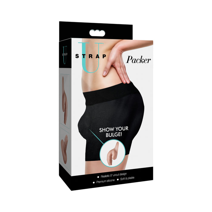 Strap U 3.6 in. Silicone Packer Dildo Medium