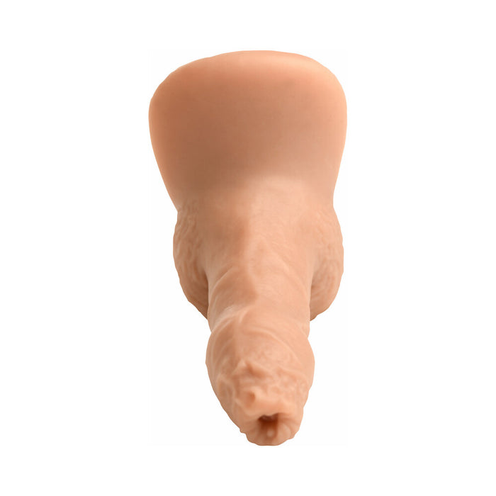 Strap U 5.1 in. Uncut Silicone Packer Dildo Light