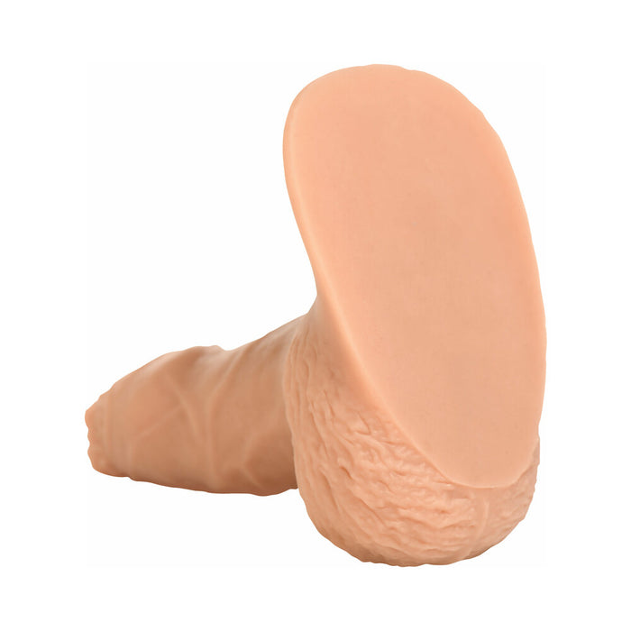 Strap U 5.1 in. Uncut Silicone Packer Dildo Light