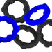 Oxballs Gearheads 5-Pack Spinner Rings Blue/Black