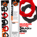 Oxballs Gearheads 5-Pack Spinner Rings Red/Black