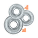 Oxballs Rimringz Multi Size 3-Pack Clear