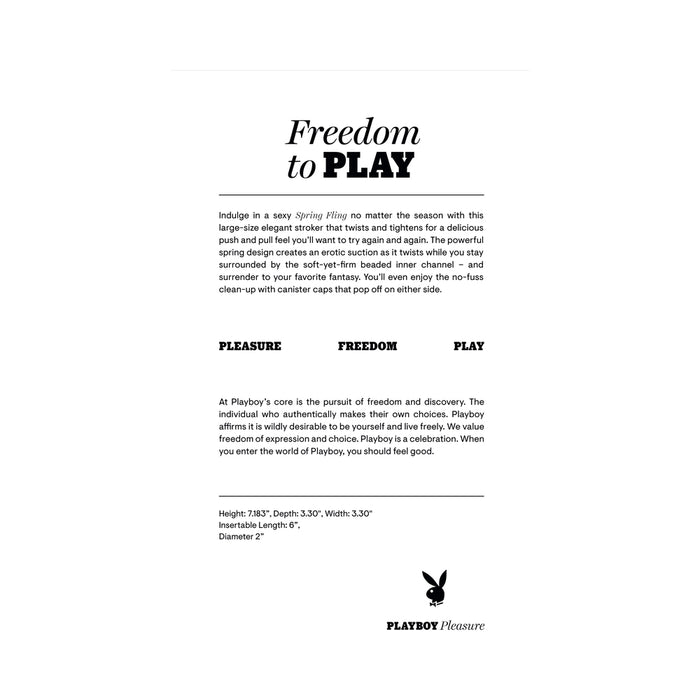 Playboy Spring Fling Large Clear/2 AM