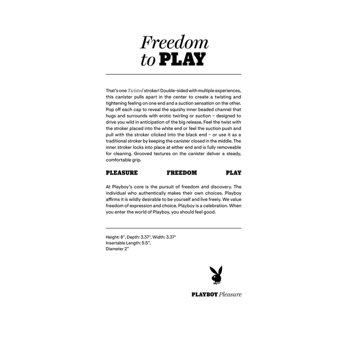 Playboy Twisted 2 AM/White
