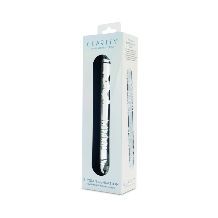 Clarity Elysian Sensation Glass Dildo