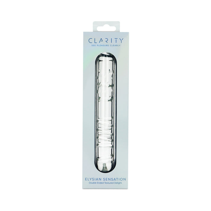 Clarity Elysian Sensation Glass Dildo