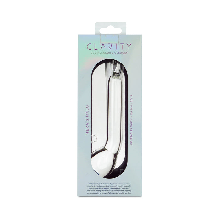 Clarity Hera's Halo Glass Dildo