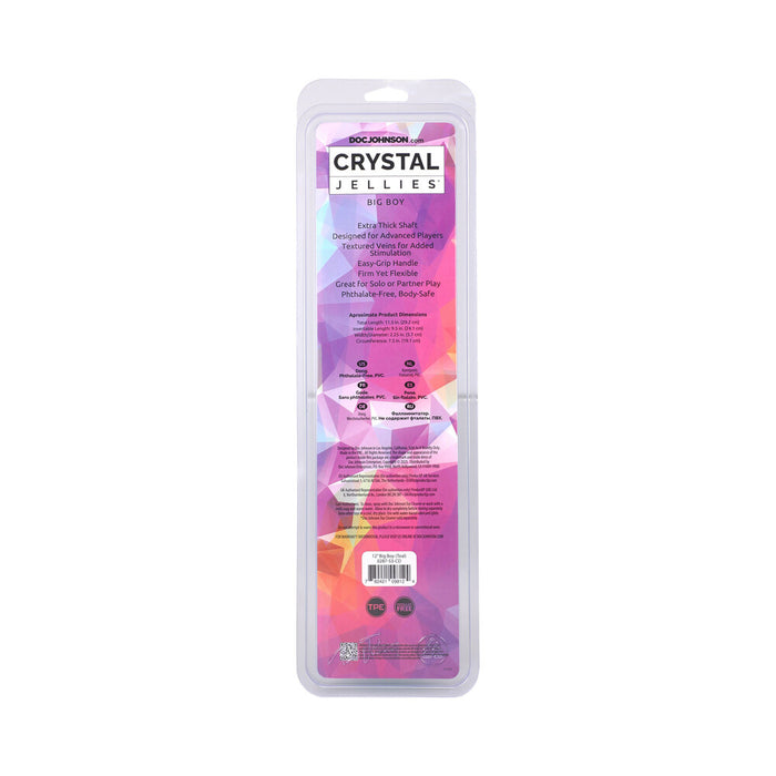 Crystal Jellies 12 in. Big Boy Teal