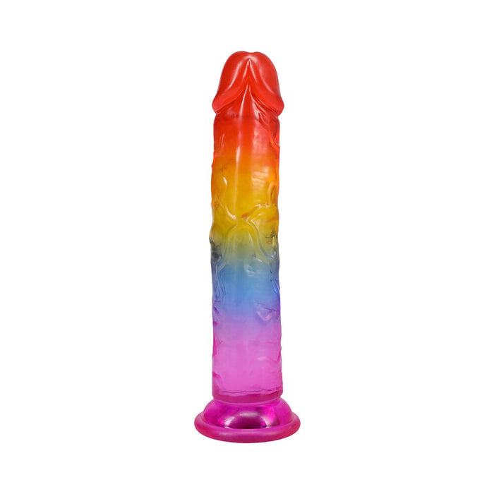 Crystal Jellies 7 in. Dong Rainbow