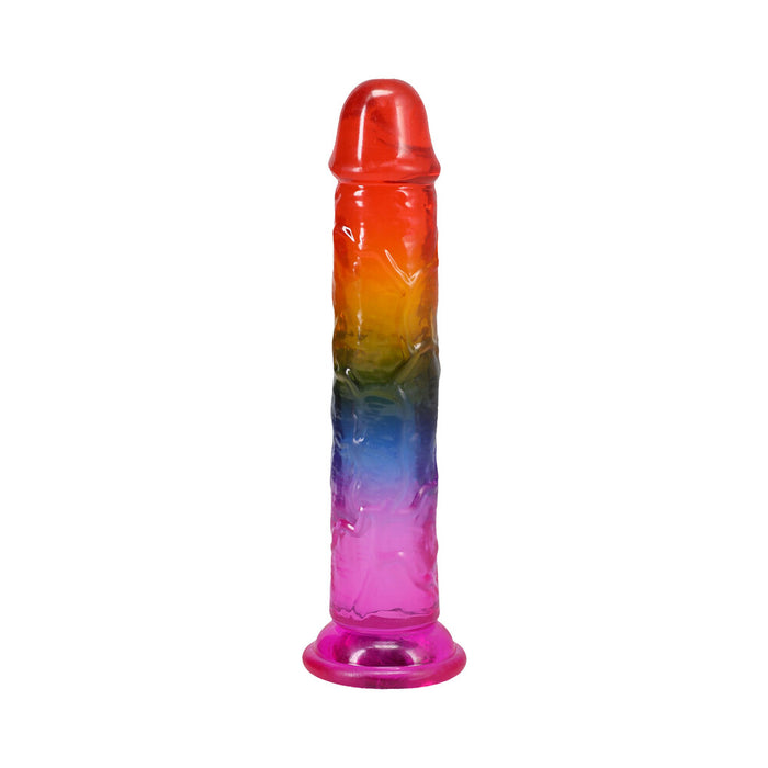 Crystal Jellies 7.5 in. Dong Rainbow