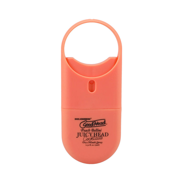 GoodHead Juicy Head Cocktails Dry Mouth Spray To-Go Peach Bellini
