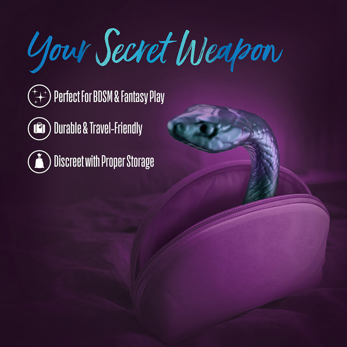 Temptasia Twin Python Double Headed Snake Dildo Dark Milennia