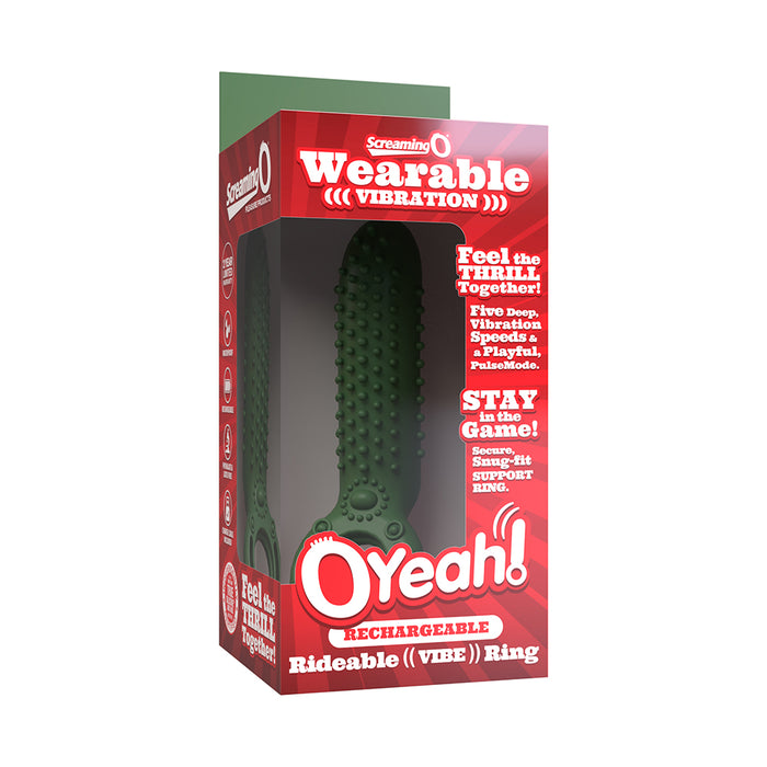 Screaming O Rechargeable O Yeah Silicone Green
